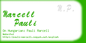 marcell pauli business card